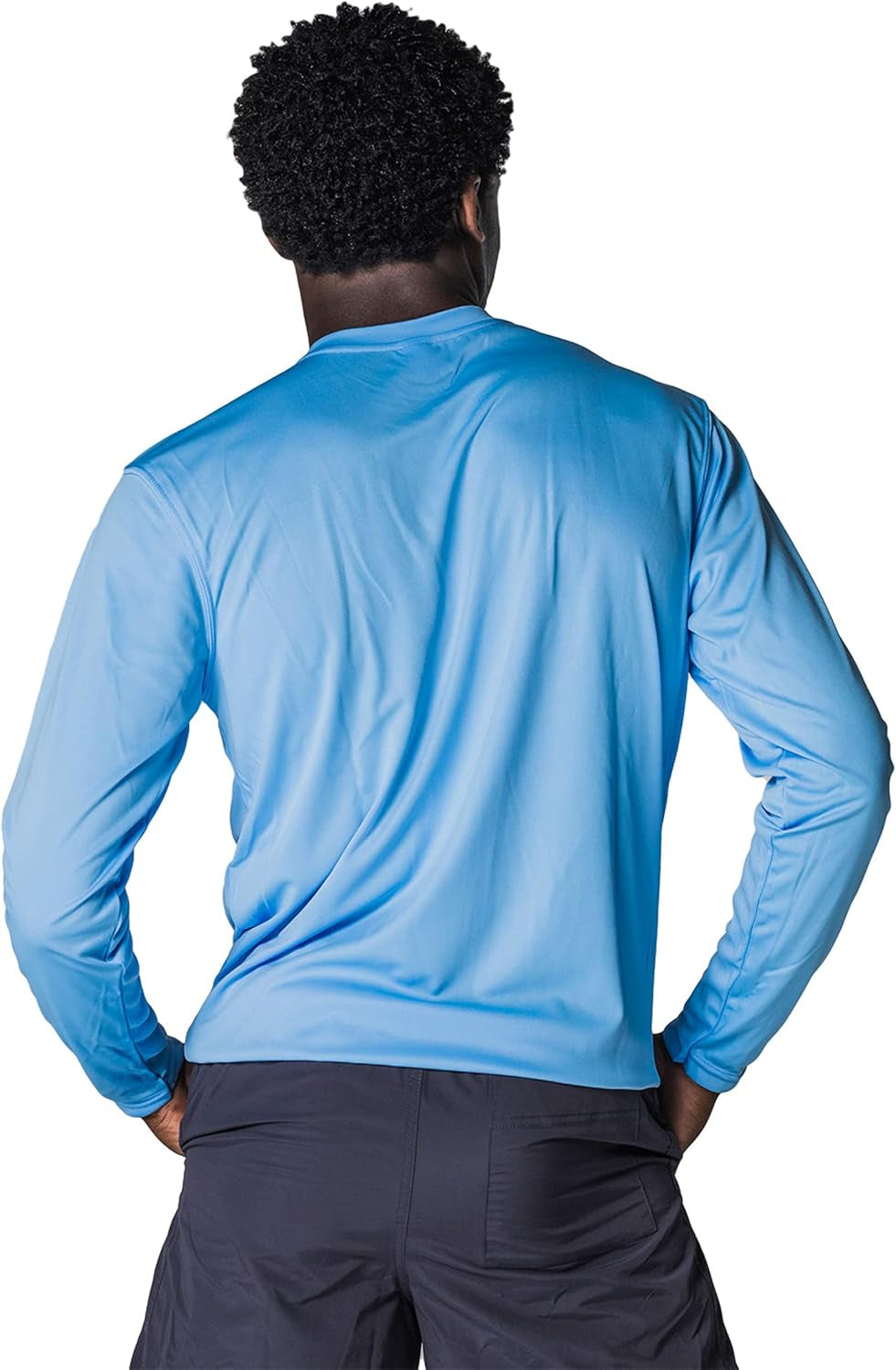 Men'S Outdoor UPF 50+ Long Sleeve T-Shirt, UV Sun Protection for Fishing, Running, Hiking, Swimming