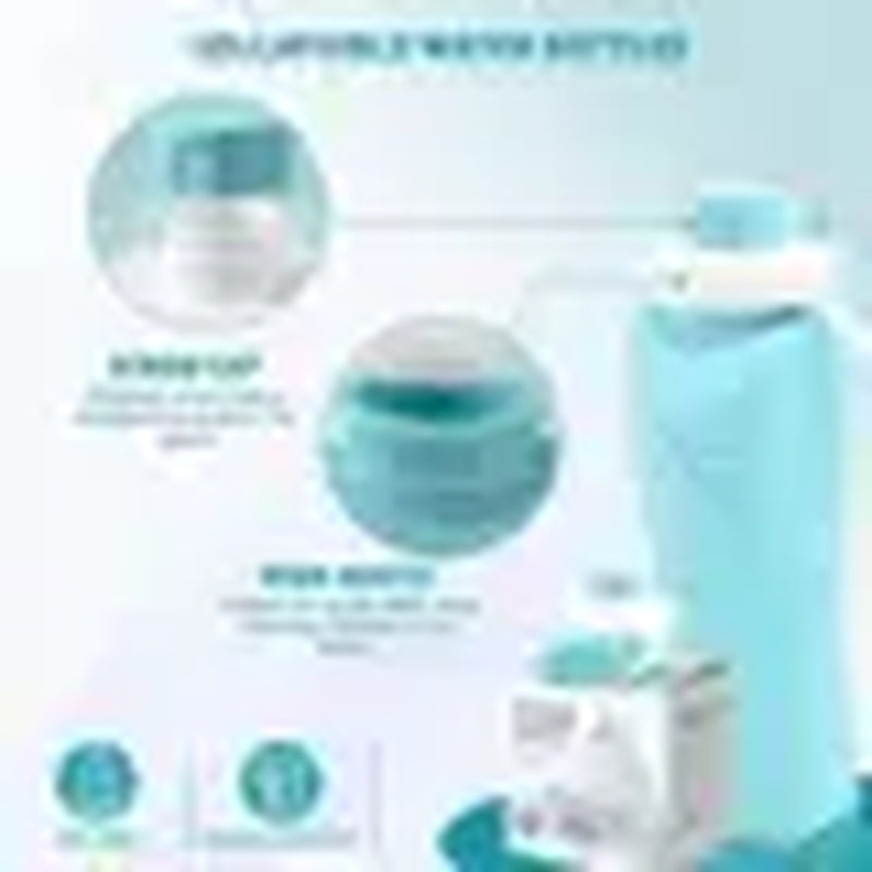 Silicone Collapsible Sports Water Bottles Outdoor Camping Folding Water Cup Large Capacity Travel Foldable Leakproof.Kettle