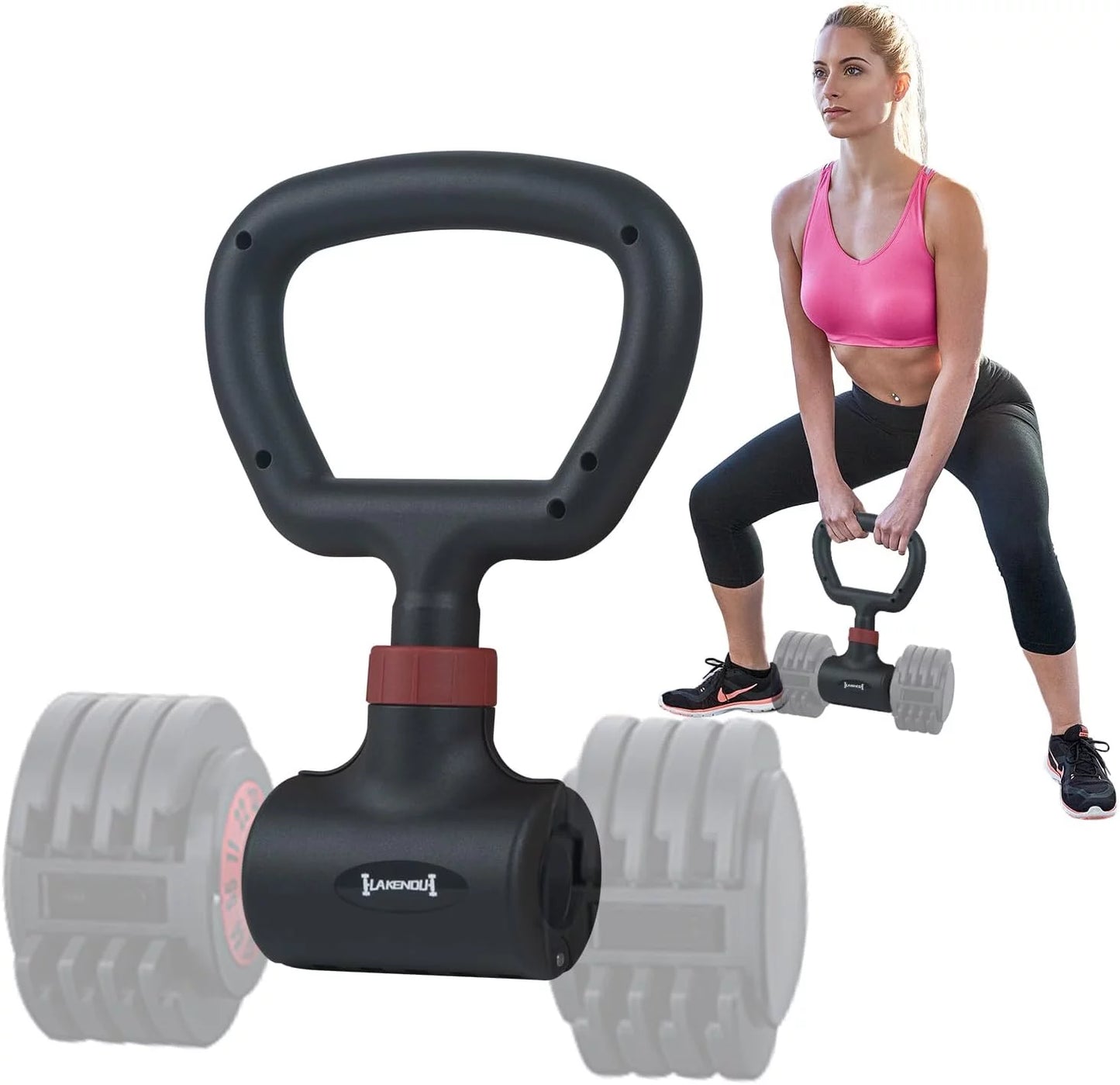 Barbell to Kettlebells Converter Adjustable 200 Lb