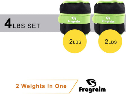 Adjustable Ankle Weights 1-3/4/5/6/8/10/12/15/20 LBS Pair with Removable Weight for Jogging, Gymnastics, Aerobics, Physical Therapy