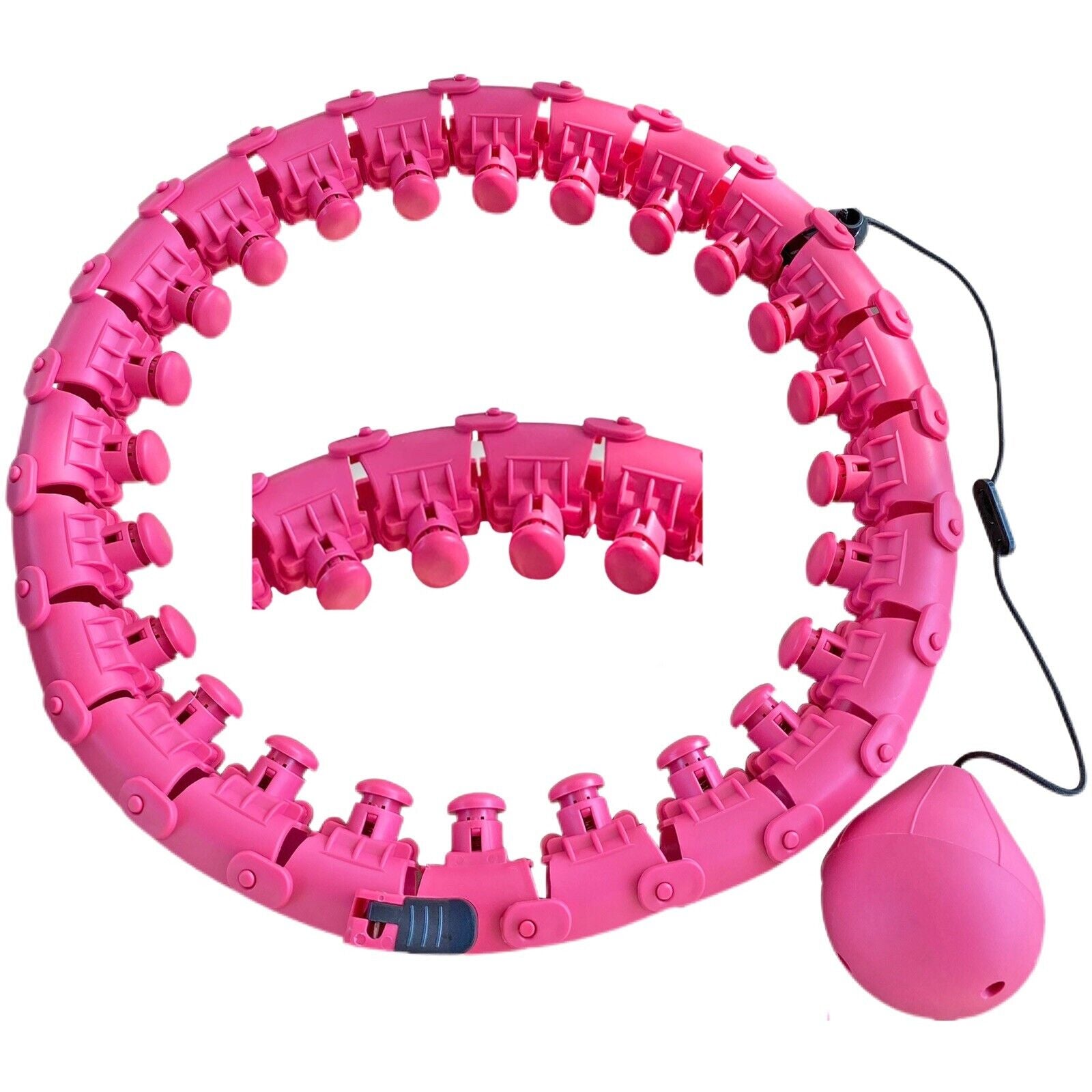 4 Extra Links for Smart Weighted Infinity Hula Hoop, Adjustable to Waistline