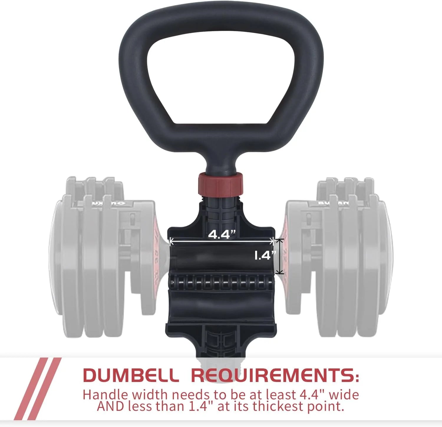 Barbell to Kettlebells Converter Adjustable 200 Lb