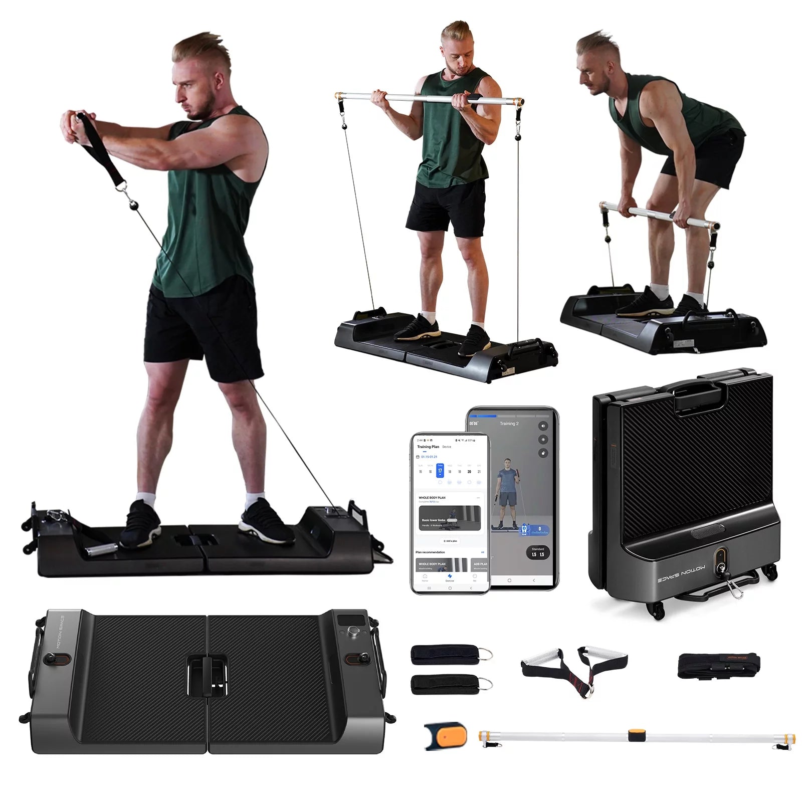 6" 1Gym Fitness Adjustable Full Body Resistance Smart Trainer