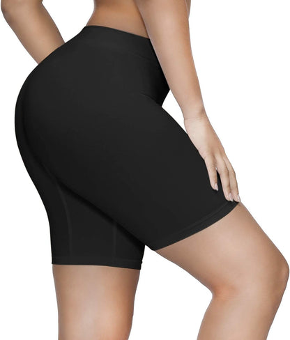 Slip Shorts for Women, Smooth Seamless Slip Shorts for under Dresses, Stretch Workout Yoga Biker Shorts