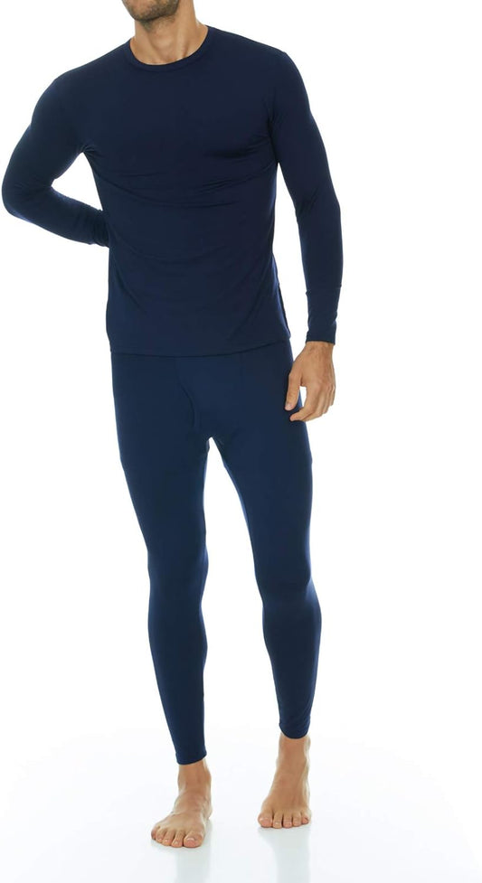 Long Johns Thermal Underwear for Men Fleece Lined Base Layer Set for Cold Weather