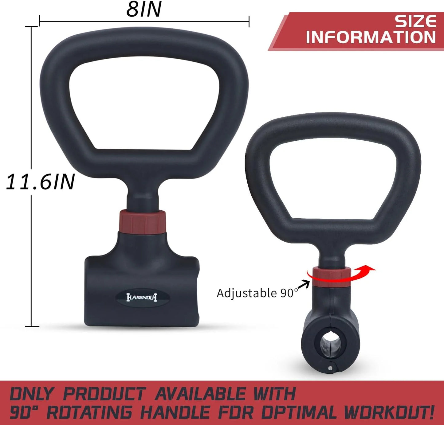 Barbell to Kettlebells Converter Adjustable 200 Lb