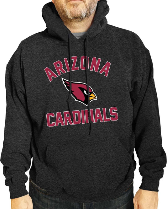 NFL Adult Gameday Hooded Sweatshirt - Poly Fleece Cotton Blend - Stay Warm and Represent Your Team in Style